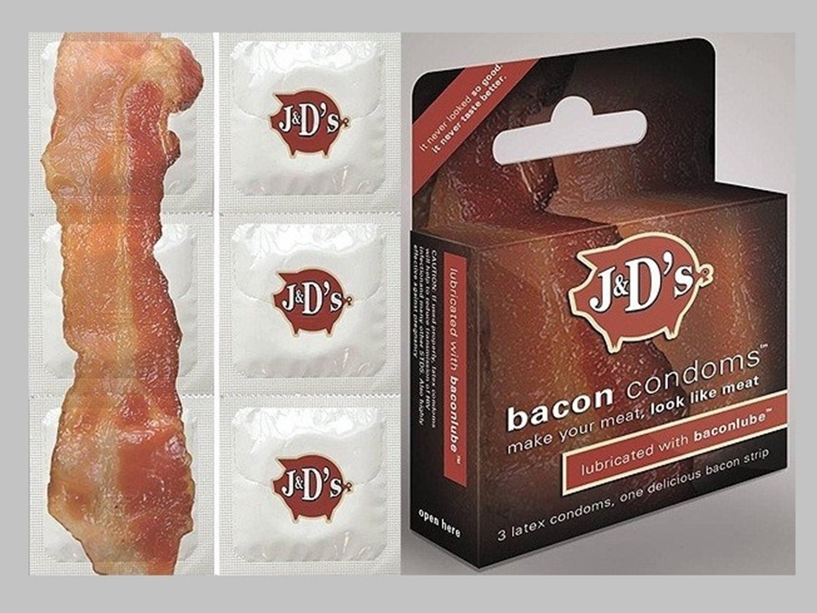 condones sabor bacon